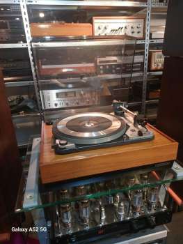 Preview: DUAL CS 1019 4-speed mit Pitch Vollautomat Wechsler Reibrad Holzzarge Grundig